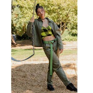 BP + Wildfang BNWT Green jeans sz 28 Plus size NEW